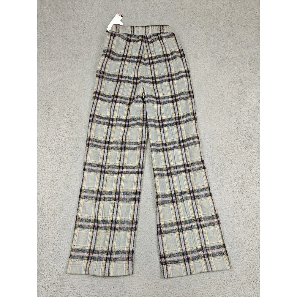 Honor The Gift Pants Mens XS Blue Plaid Flannel Elastic Waist Trouser WHTG210313